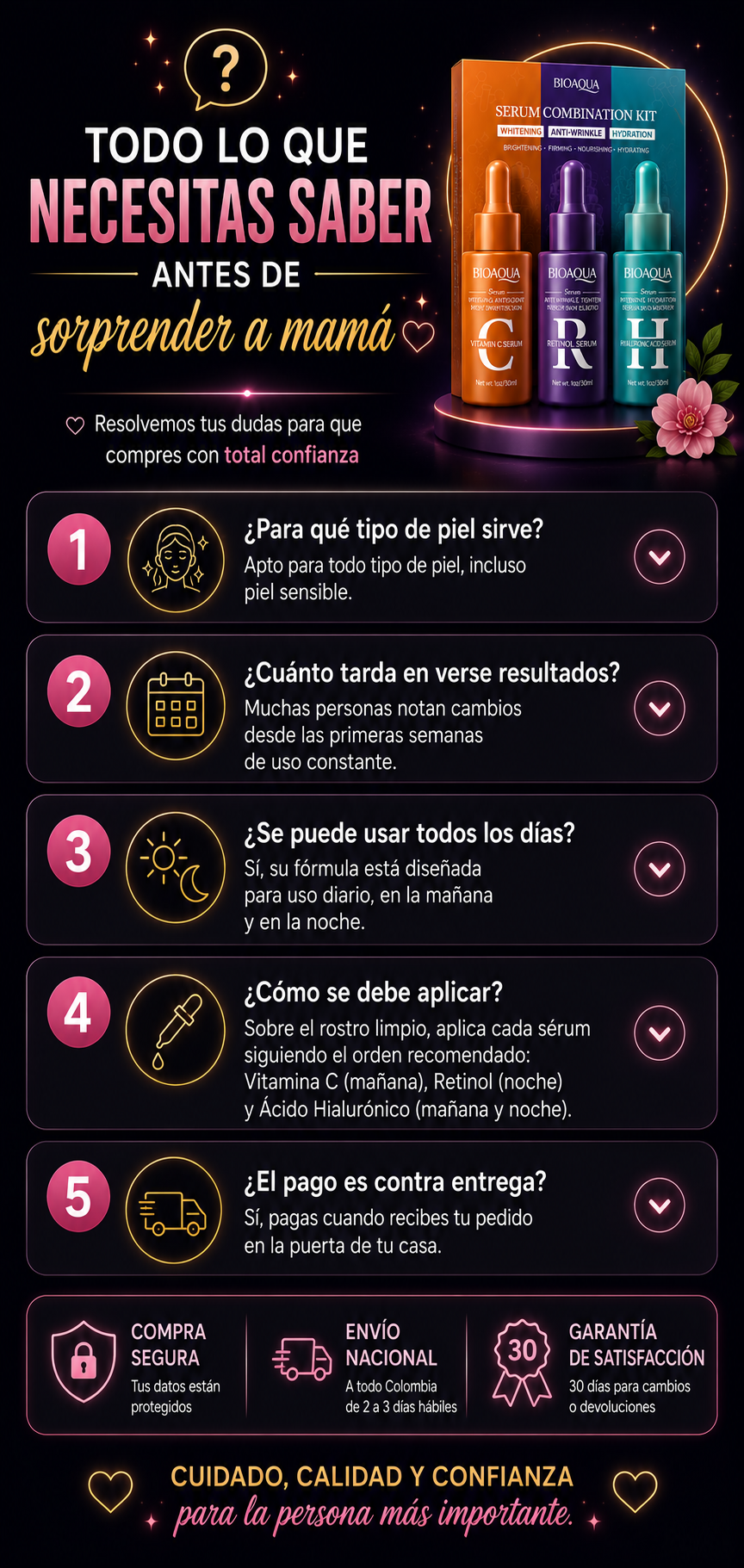 Kit Antiedad Bioaqua Serum