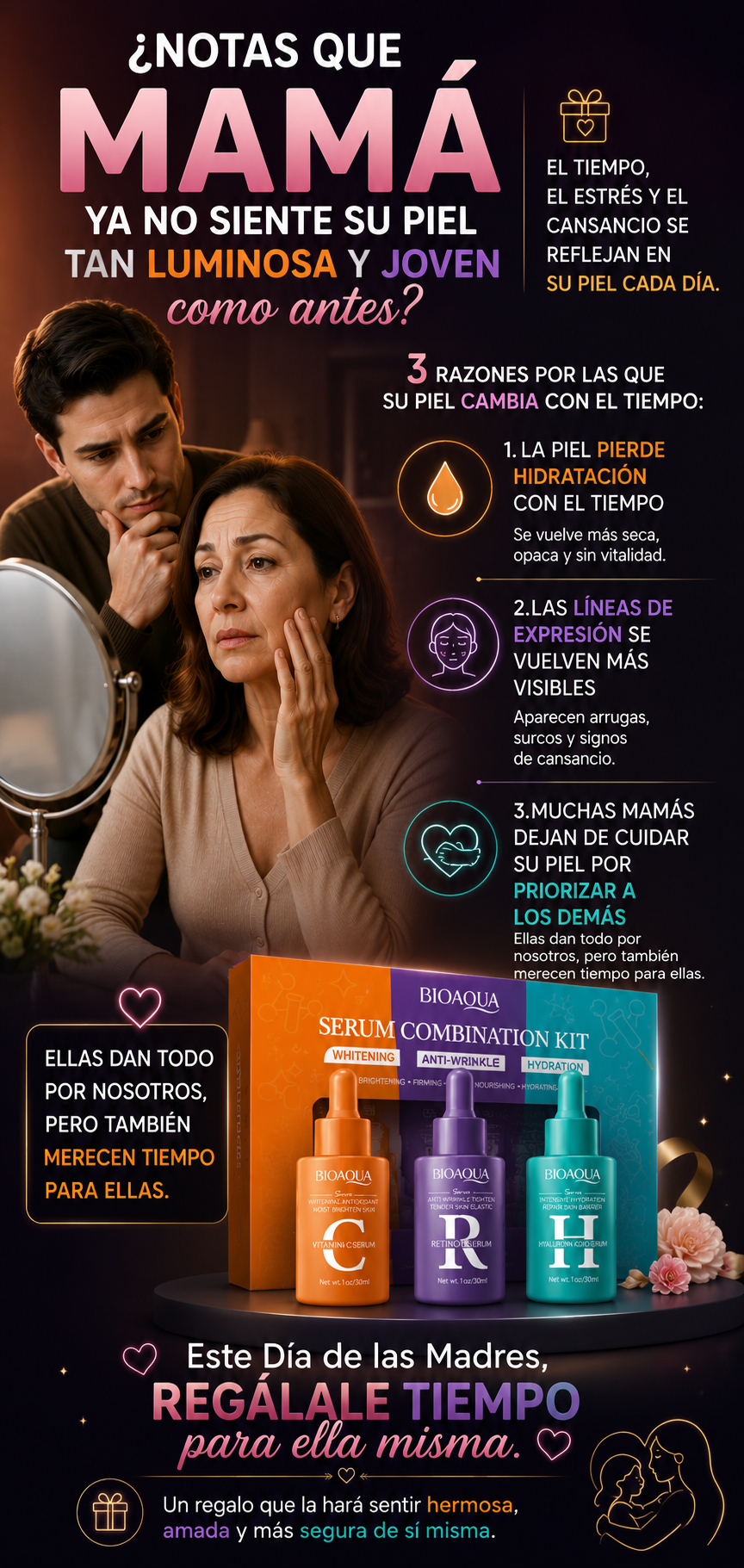 Kit Antiedad Bioaqua Serum